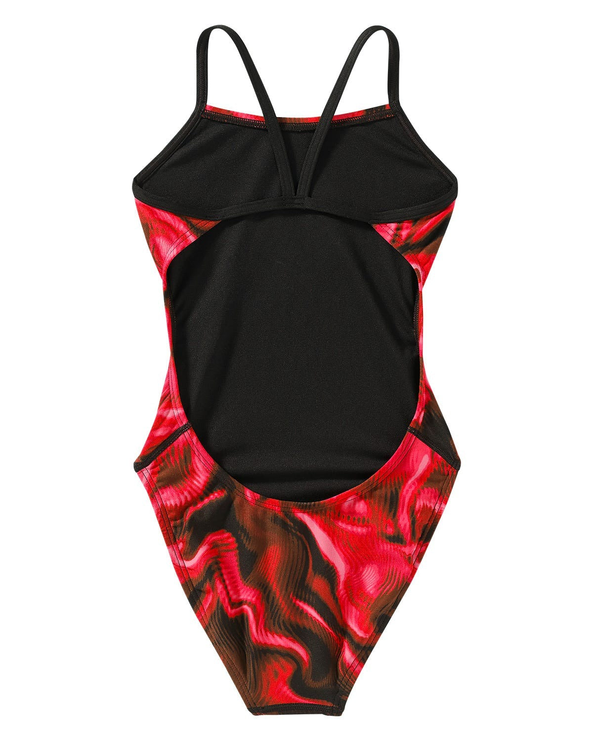 Durafast Elite® Girl's Cutoutfit Swimsuit - Waveform