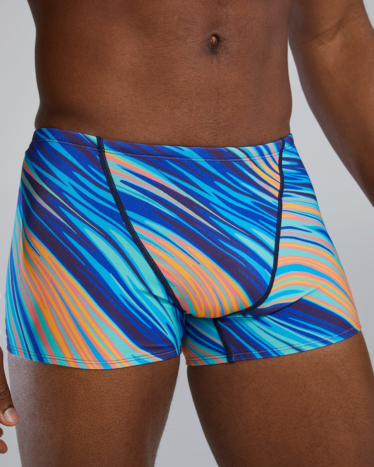 Durafast Elite® Men'sSquare Leg Swimsuit - Riptide