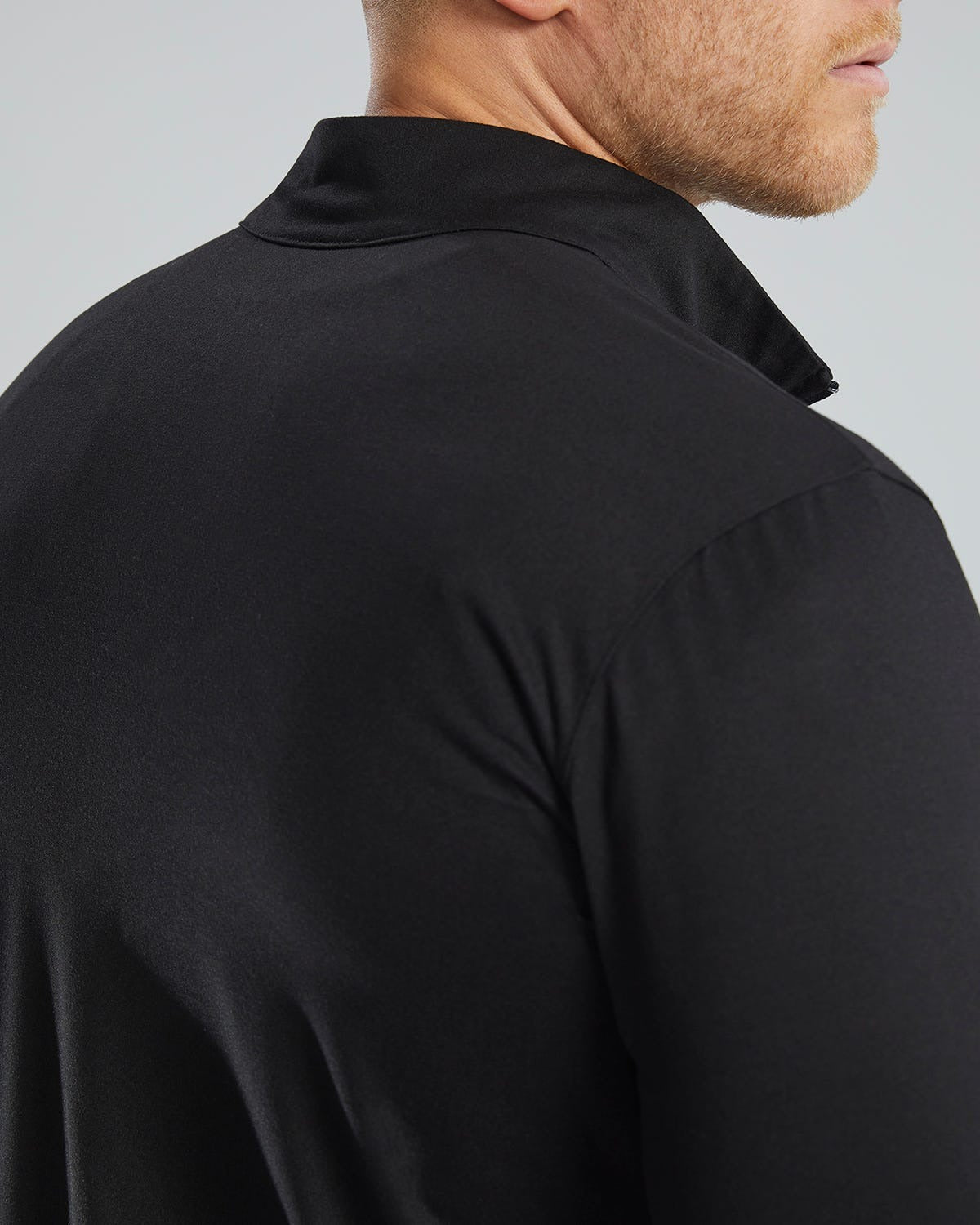 Men's SLSTM Long Sleeve1⁄4 Zip- Solid