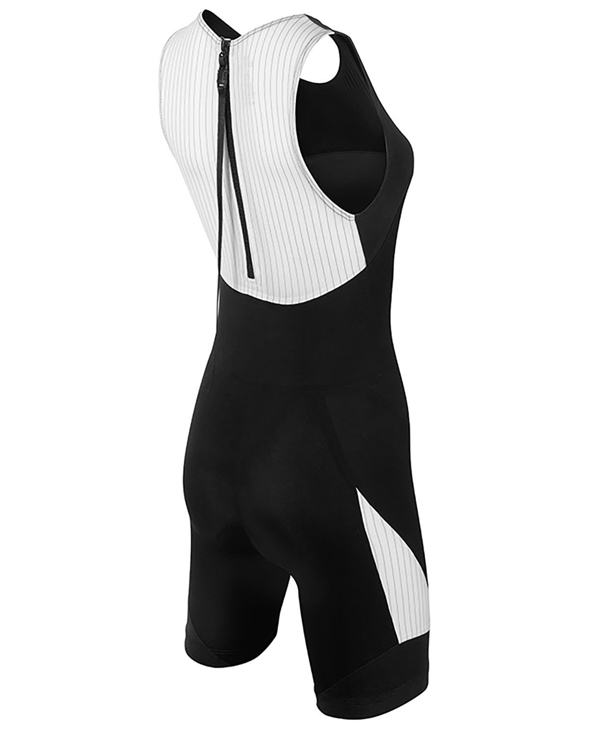 Women's Padded Zip-Back Tri-Suit - Carbon