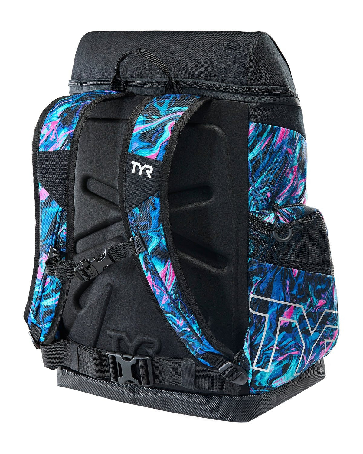 Alliance 45L Printed Backpack - Blue/Pink