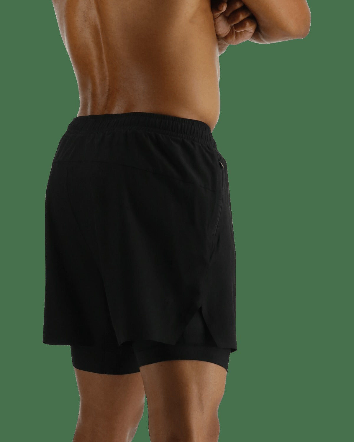 HydrosphereTM Men's Lined 6" Momentum Big Logo Shorts - Solid