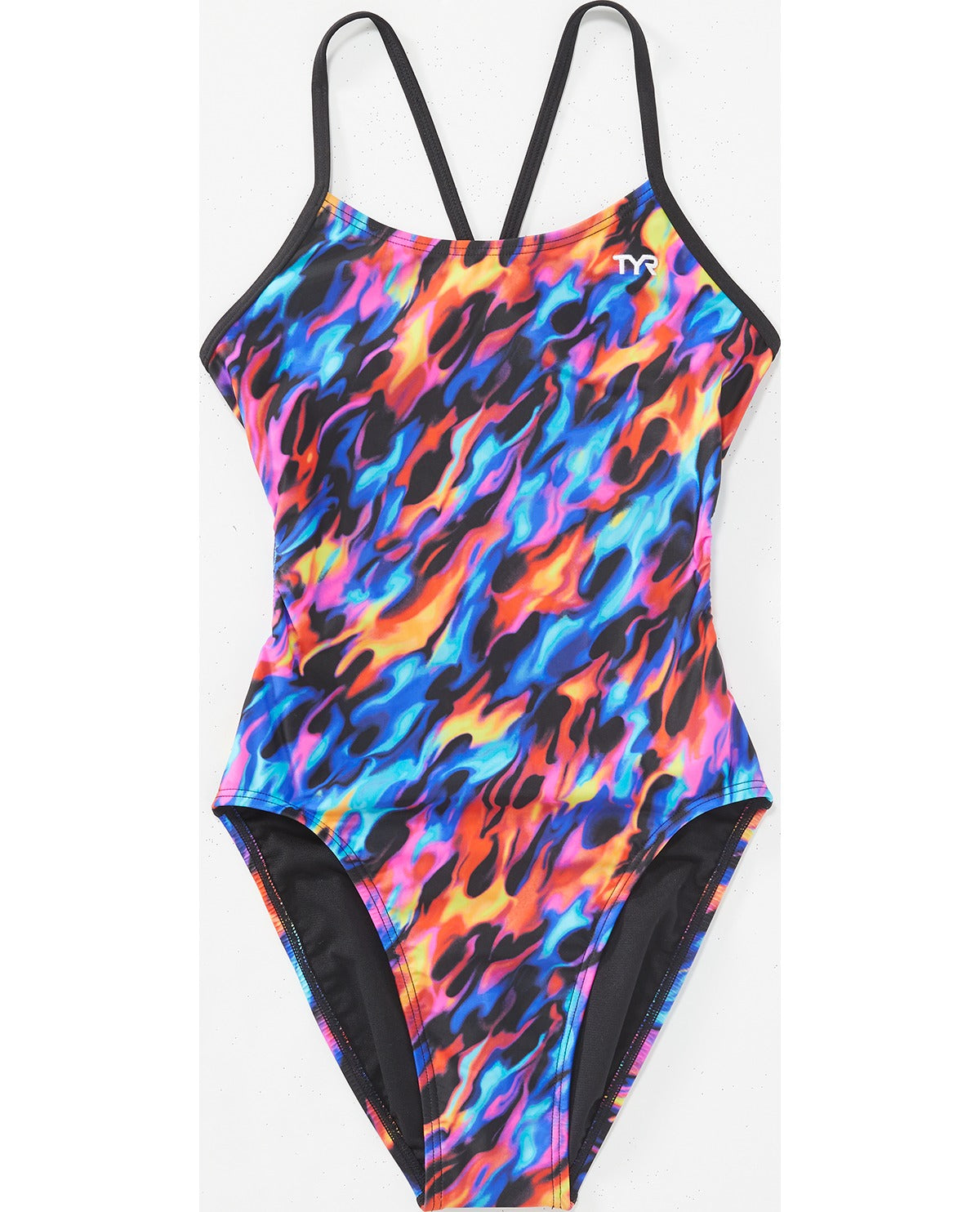 Durafast Elite® Girl's Cutoutfit Swimsuit - Draco