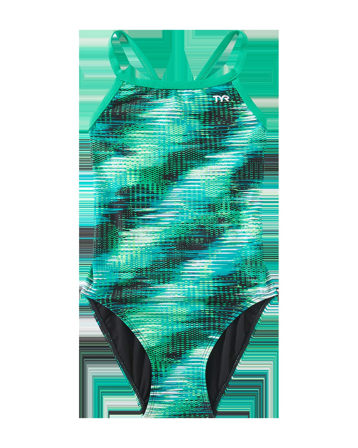 Durafast Elite® Girl's Diamondfit Swimsuit - Surge