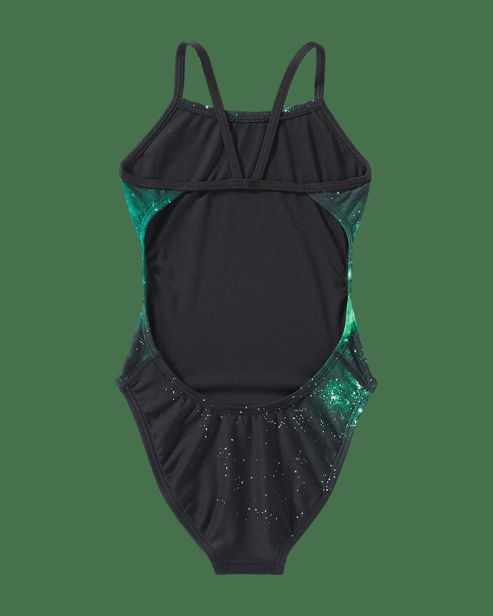 Durafast Elite® Girl's Cutoutfit Swimsuit - Starborne