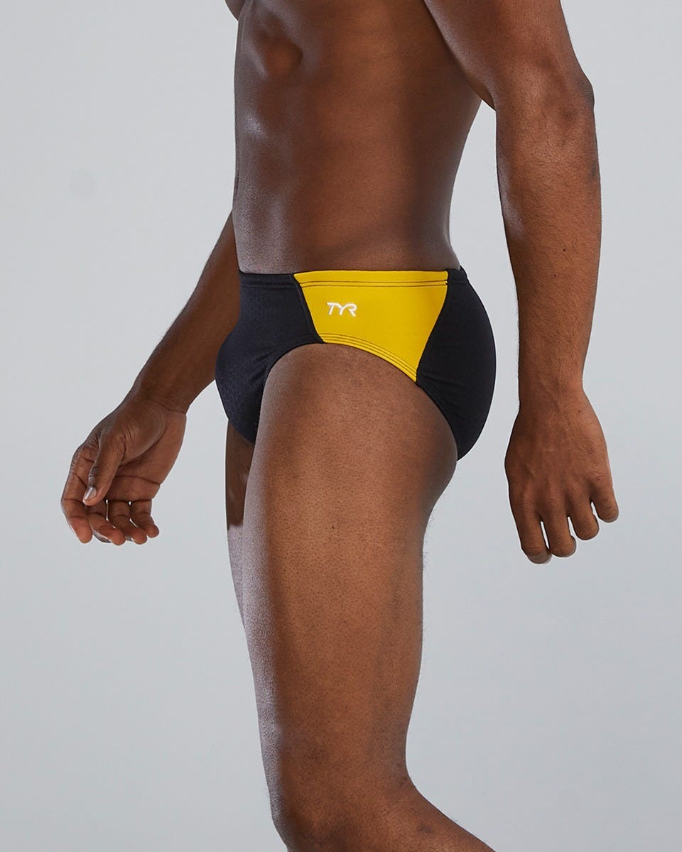 Durafast Elite® Men's Blade Splice Brief Swimsuit - Hexa