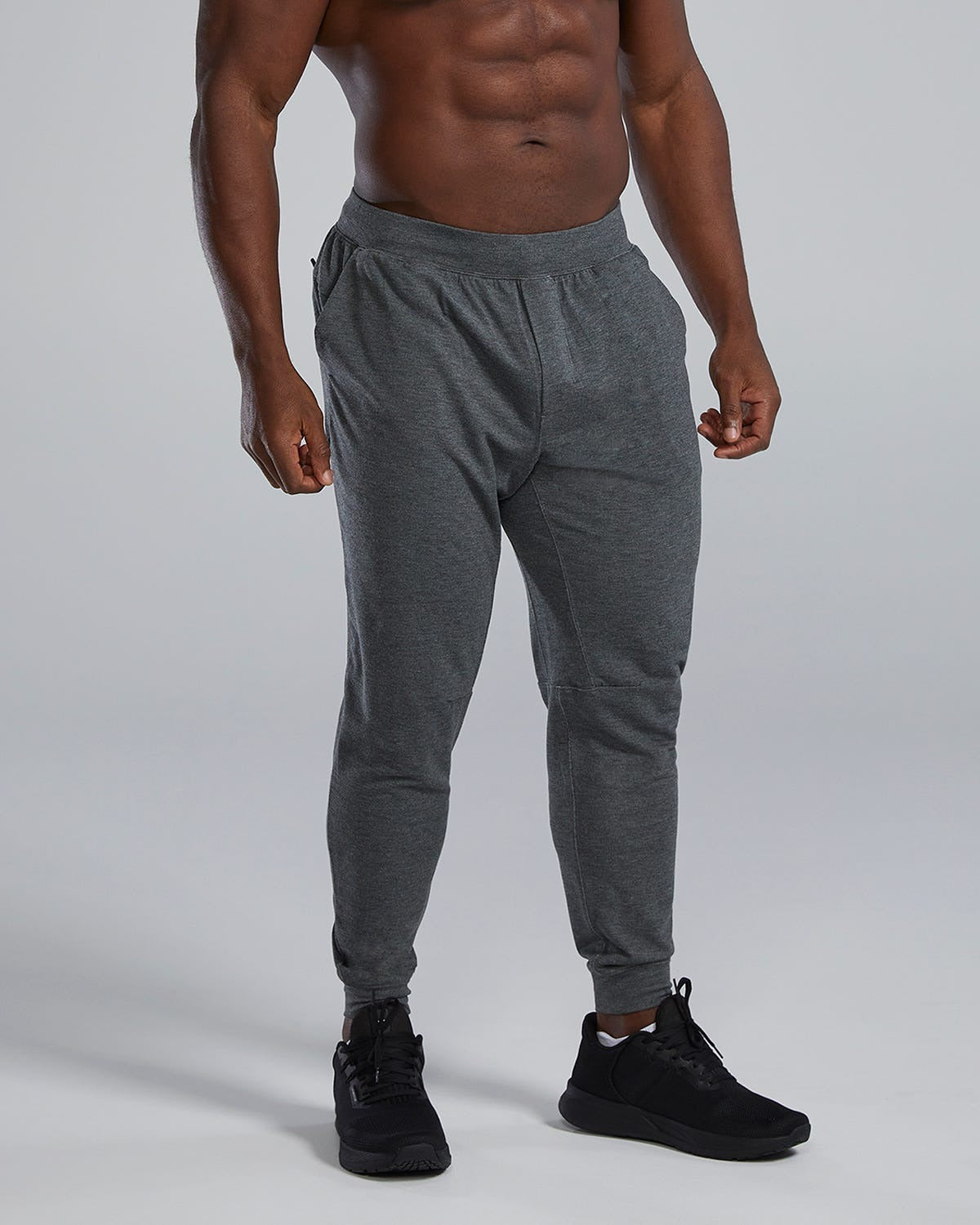 UltraSoft Men's Midweight Terry A.M. Joggers - Solid / Heather
