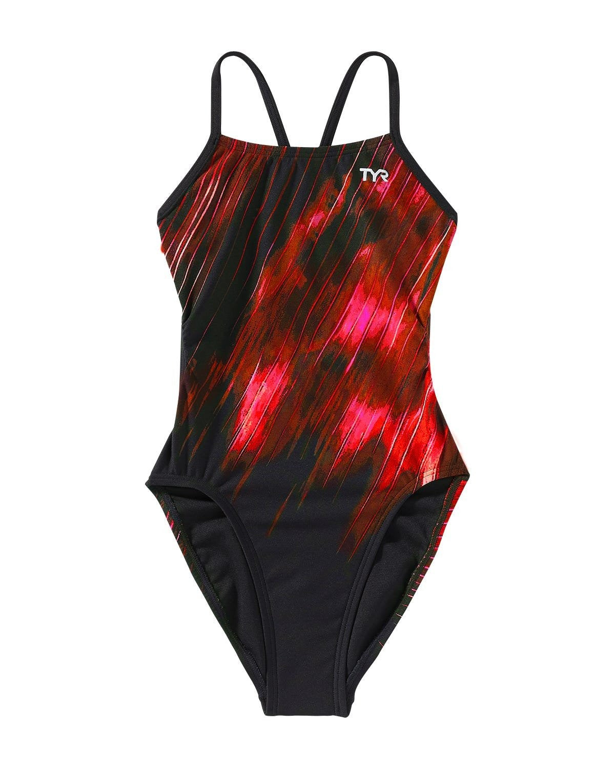 Durafast Elite® Girl's Cutoutfit Swimsuit - Cycloid