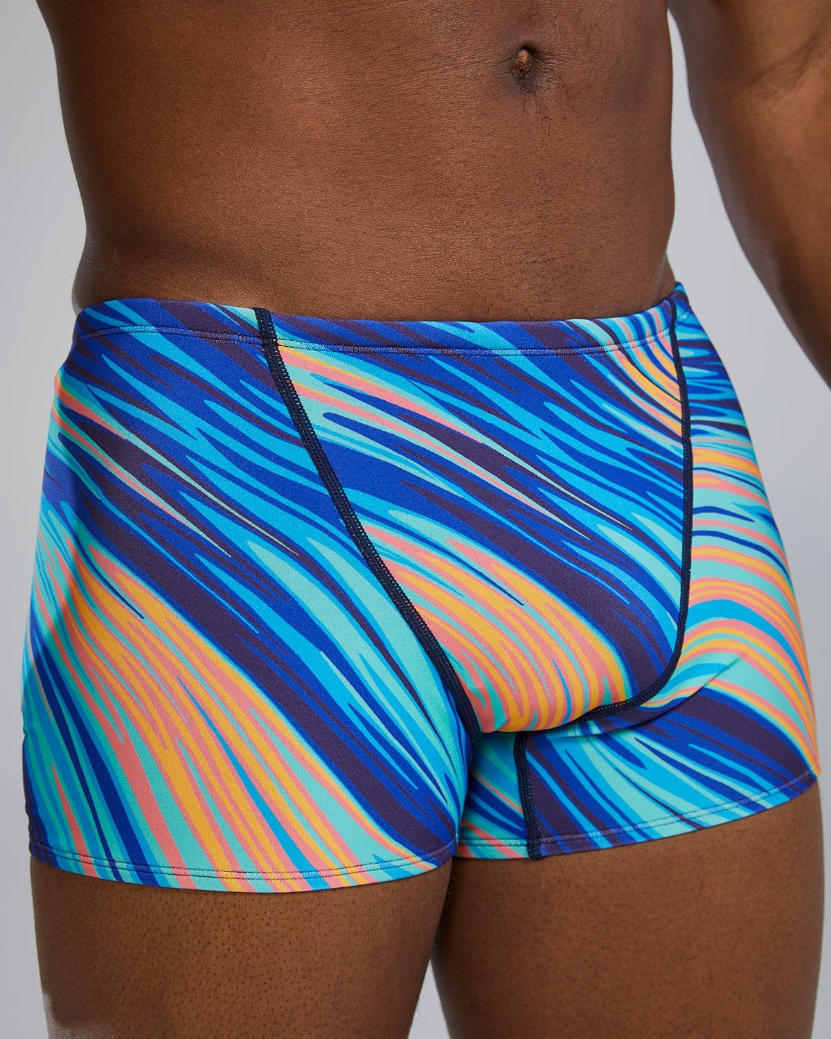 Durafast Elite® Men'sSquare Leg Swimsuit - Riptide