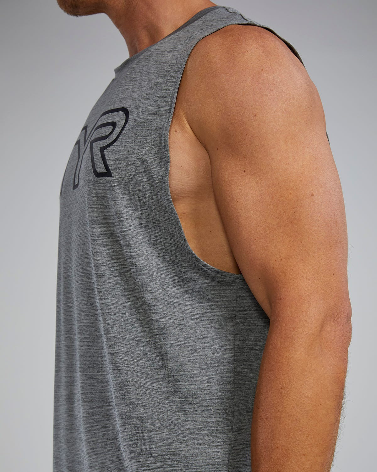 ClimaDryTM Men's Big Logo Tech Tank - Solid / Heather