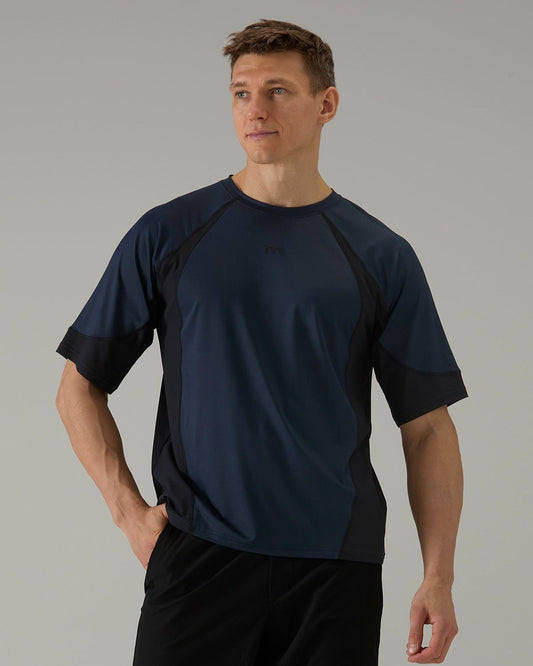 Men's Mixed Media Splice Tee
