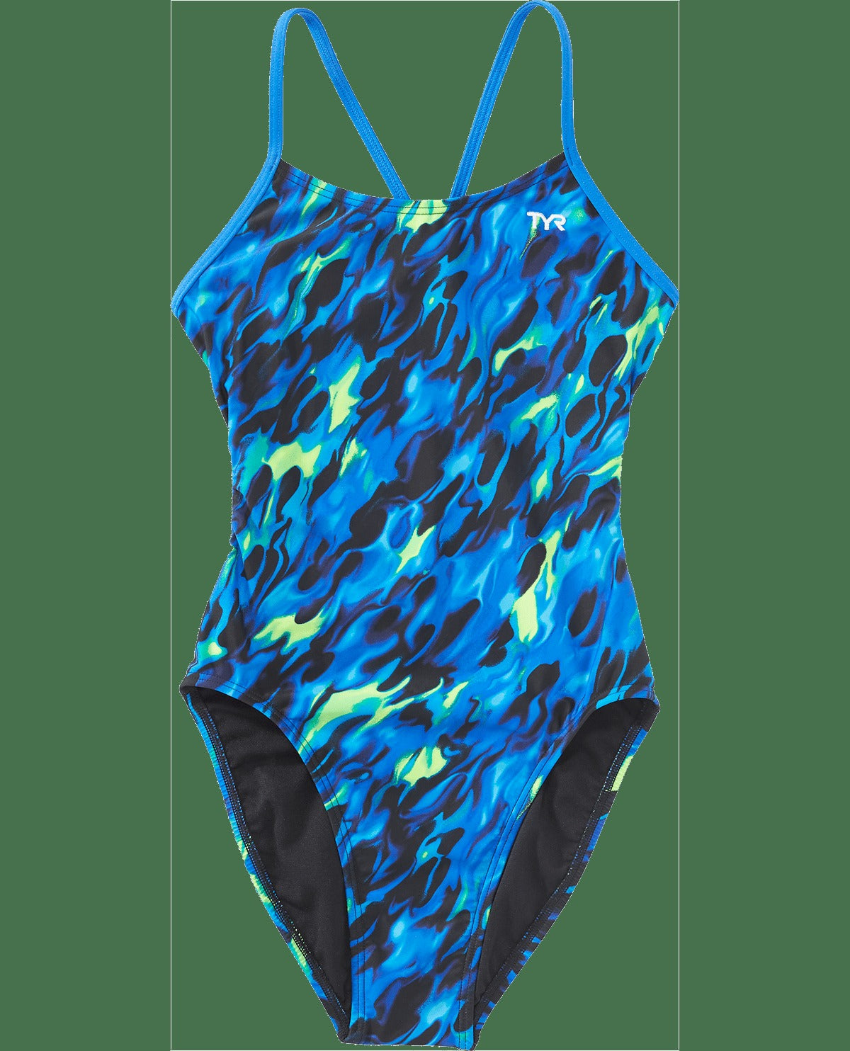 Durafast Elite® Girl's Cutoutfit Swimsuit - Draco