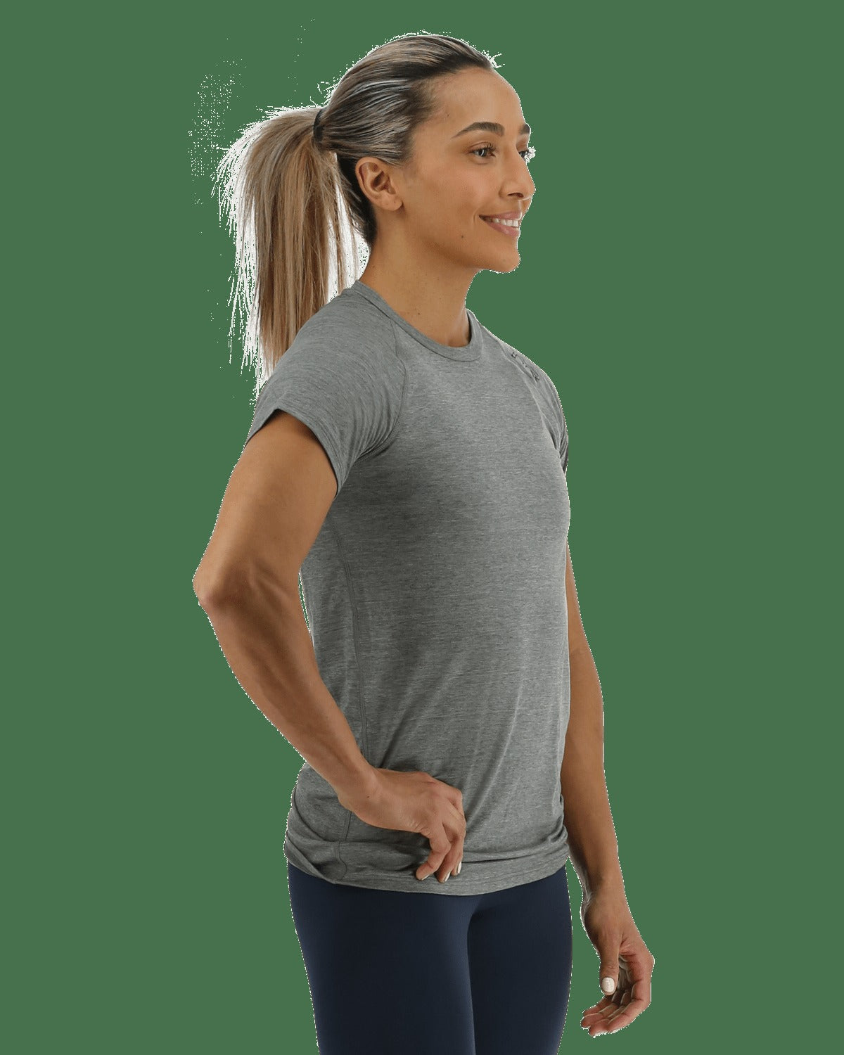 ClimaDryTM Women's Raglan Tee - Solid / Heather