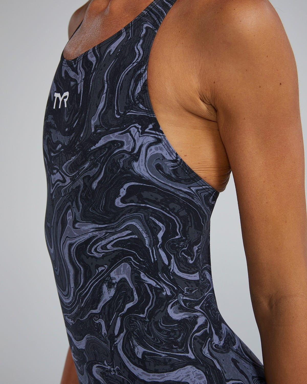 Women's Thresher Open Back Tech Suit - Hyperblitz - Titanium