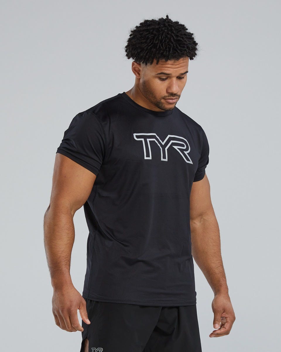 AirtecTM Men's Big Logo Tee - Solid / Heather