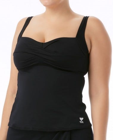 Durafast Elite® Women's Twisted Bra Tankini - Solid