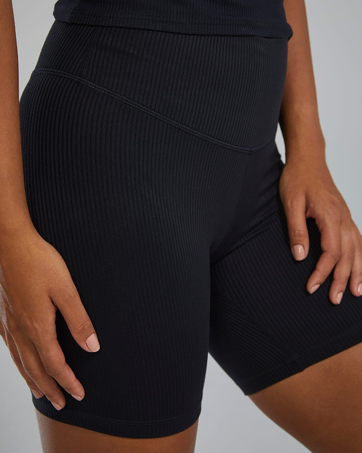 Women's Joule Elite Ribbed High-Rise Short 6"