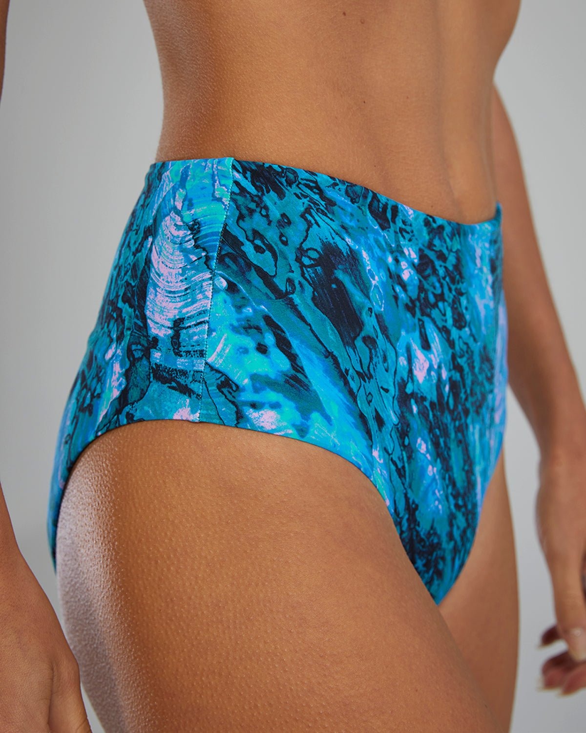 Women's Arielle High Waisted Bikini Bottoms Prismatic