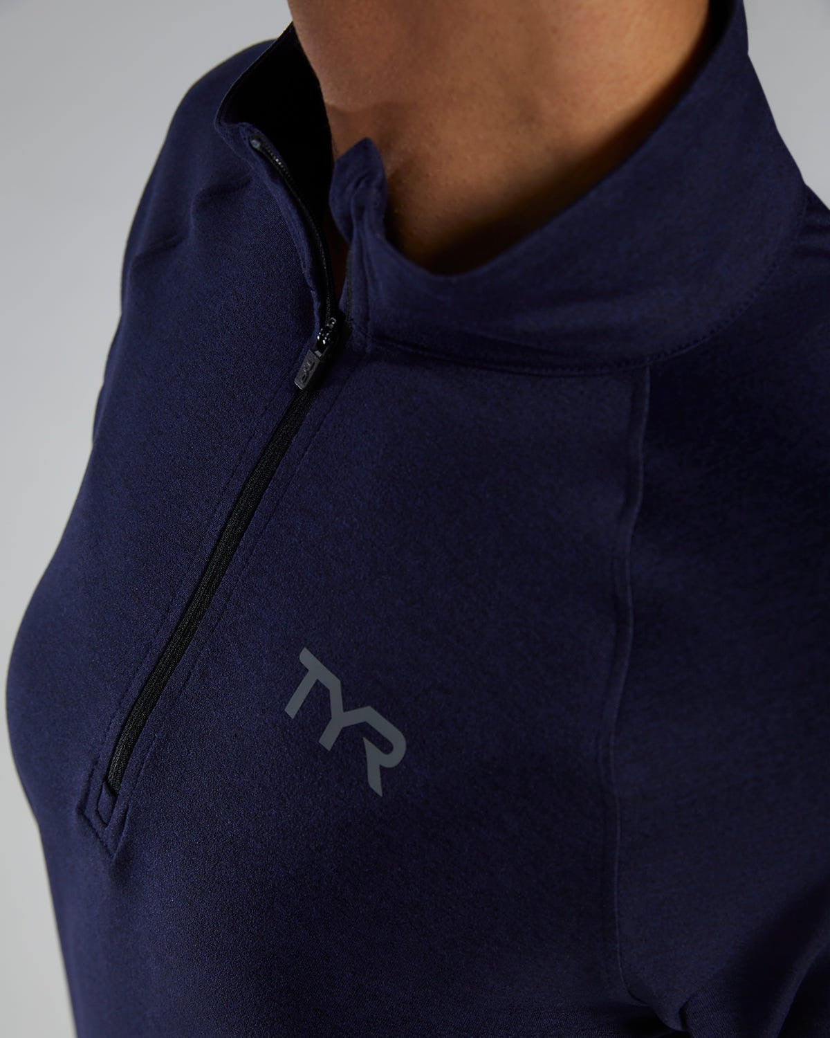 Women's SLSTM Long Sleeve1⁄4 Zip- Solid