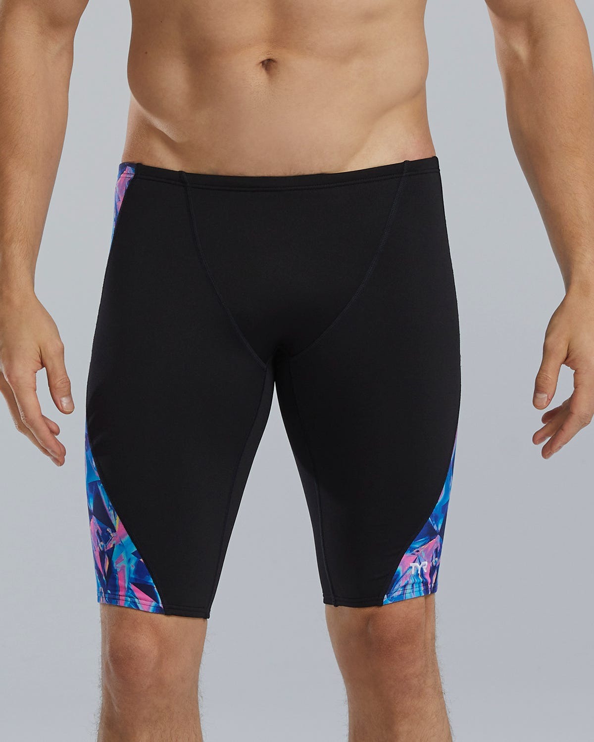Durafast Elite® Men's Blade Splice Jammer Swimsuit - Crystalized