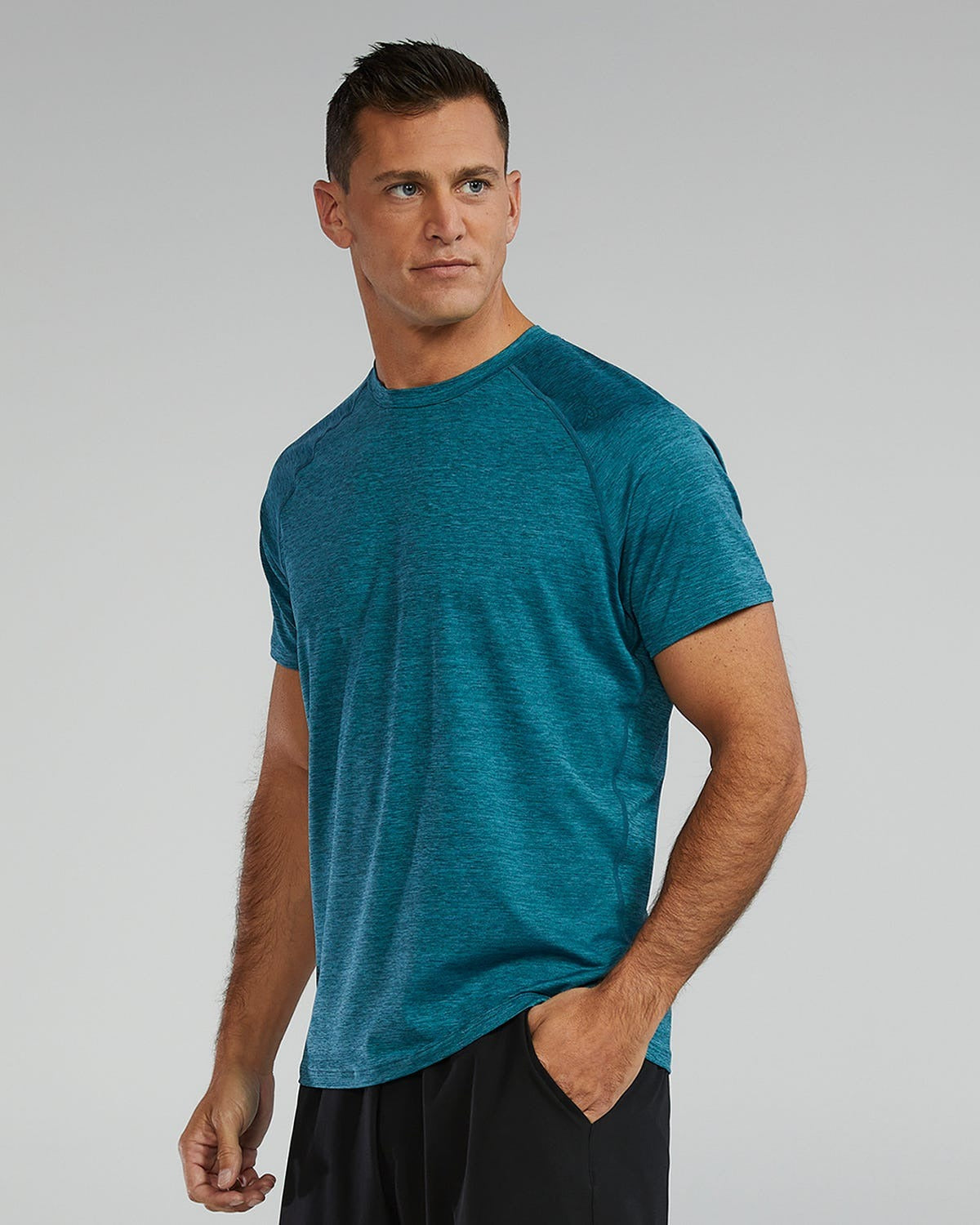 ClimaDryTM Men's Raglan Tech Tee - Solid / Heather