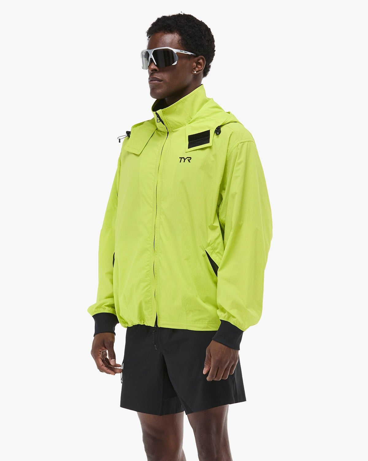 Men's Full Zip Windbreaker - Neon