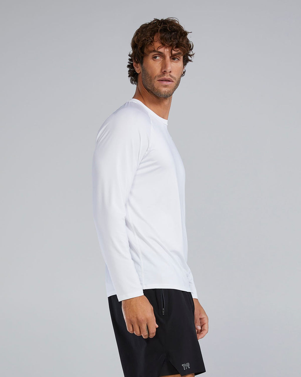 ClimaDryTM Men's Raglan Long Sleeve Tech Tee - Solid / Heather