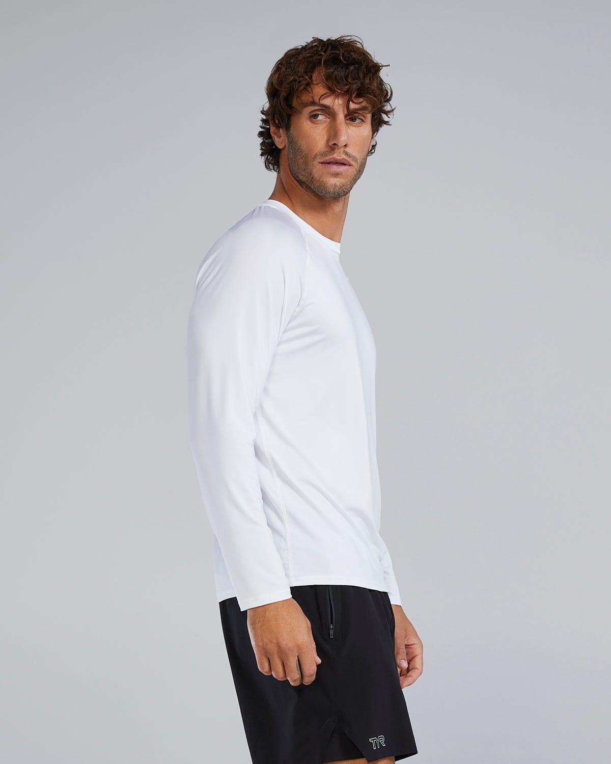ClimaDryTM Men's Raglan Long Sleeve Tech Tee - Solid / Heather