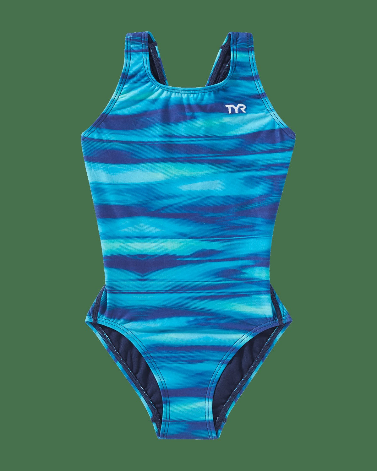 Durafast Lite® Girl's Maxfit Swimsuit - Technowave