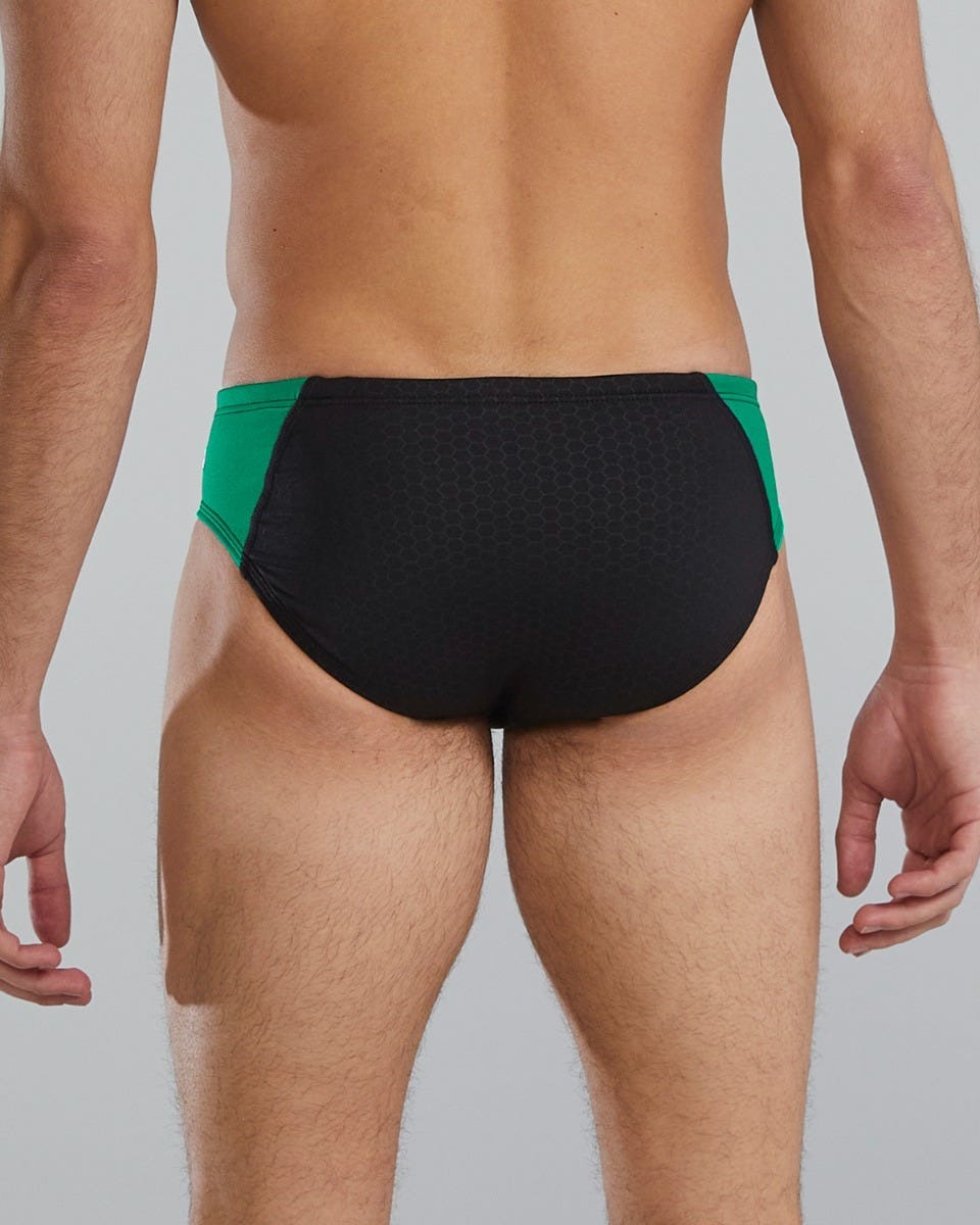 Durafast Elite® Men's Blade Splice Brief Swimsuit - Hexa