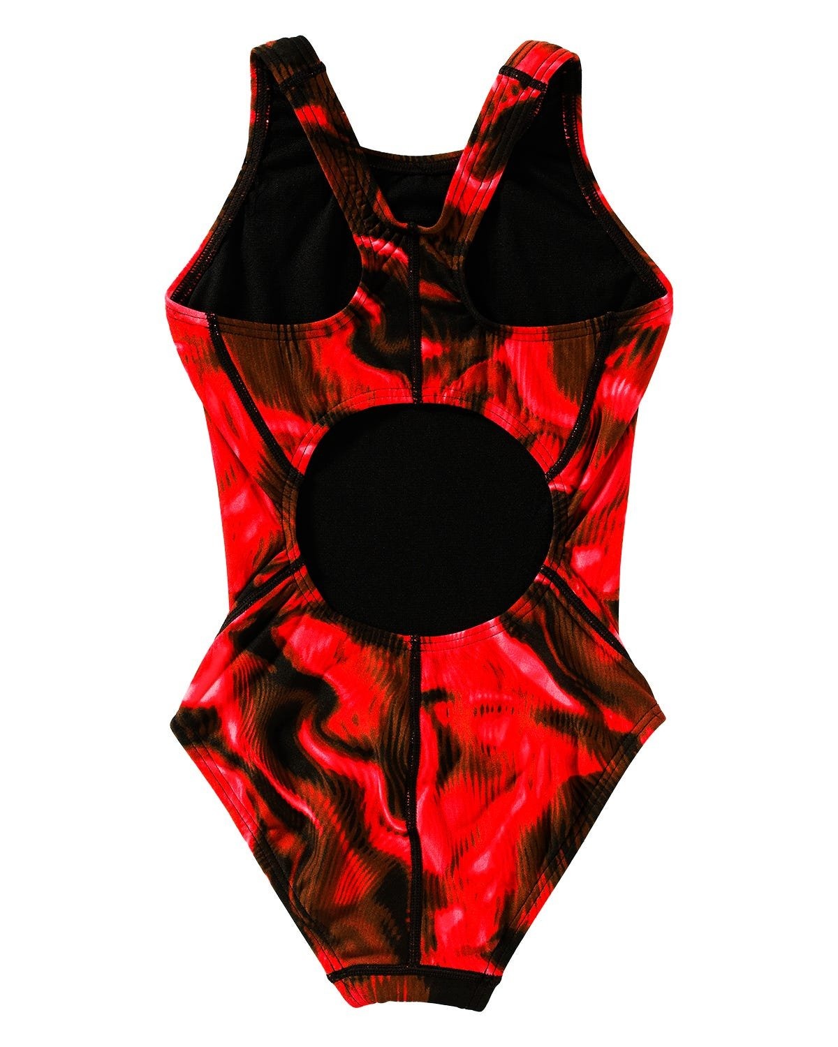 Durafast Elite® Girl's Maxfit Swimsuit - Waveform
