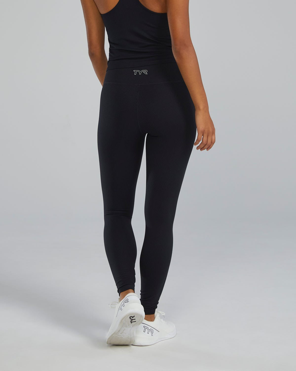 Women's Joule Elite Ribbed High-Rise Leggings 25"