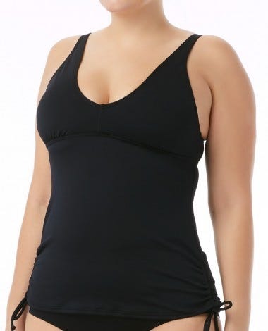 Women's V-Neck Tankini - Solid