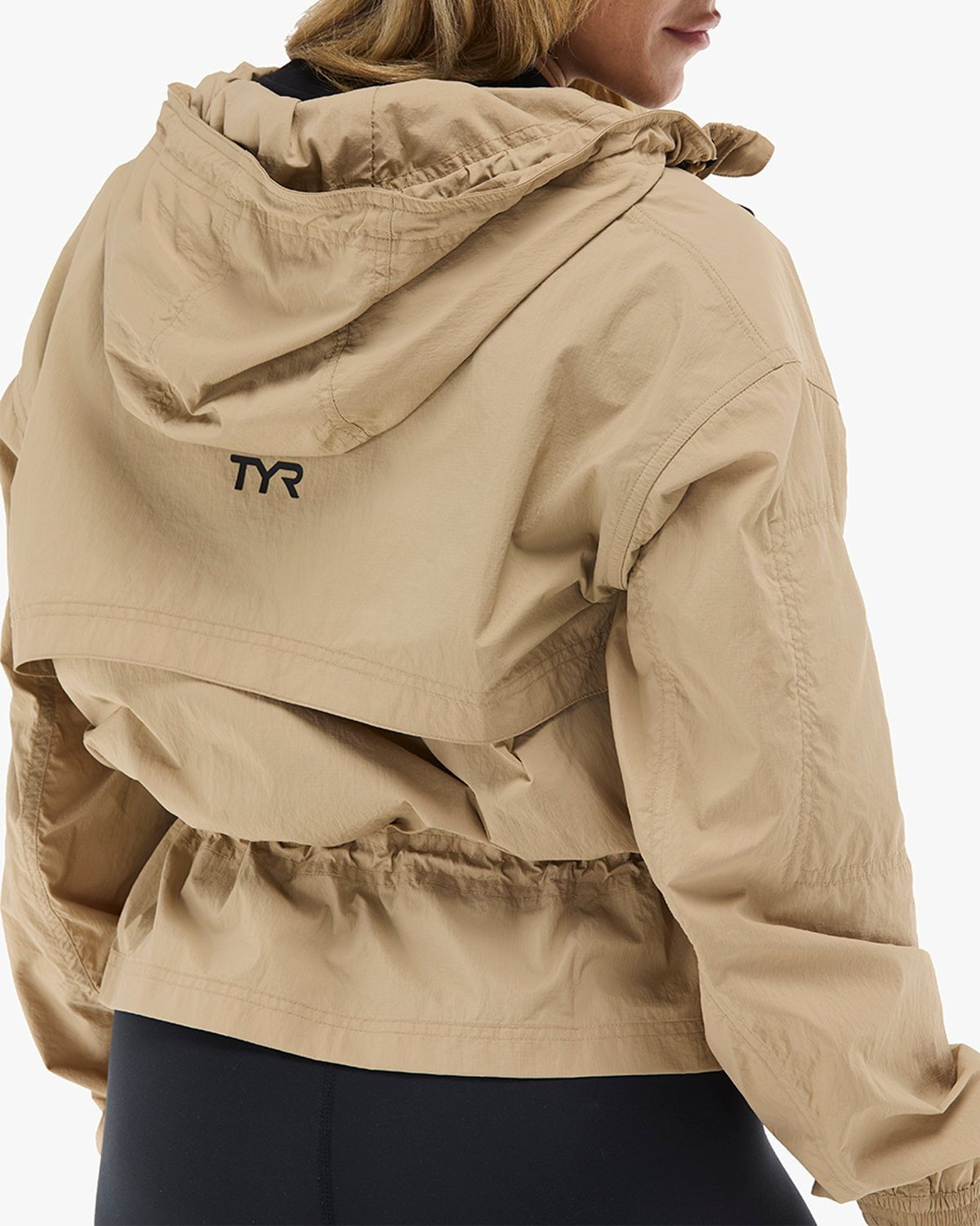Women's Full Zip Windbreaker - Black