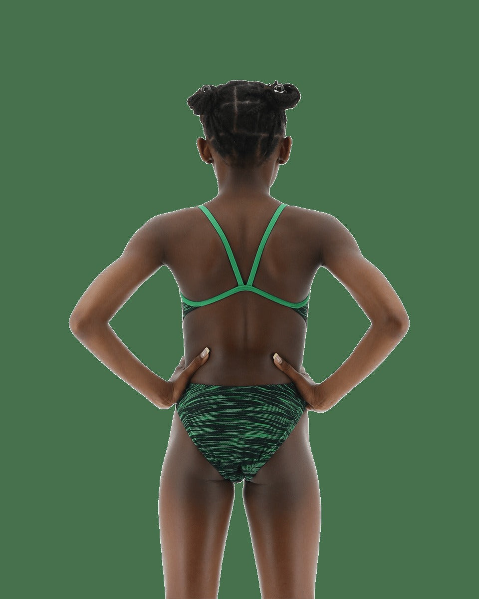 Durafast Elite® Girl's Cutoutfit Swimsuit - Fizzy