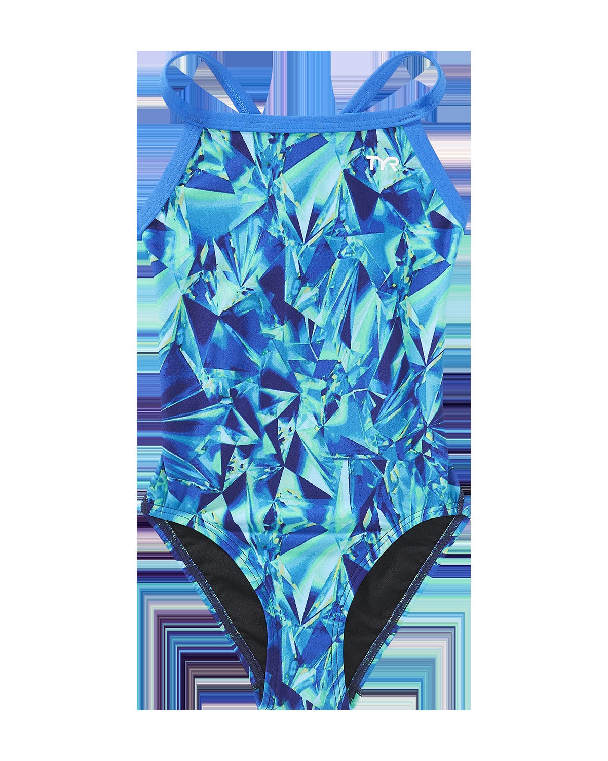 Durafast Elite® Girl's Diamondfit Swimsuit - Crystalized
