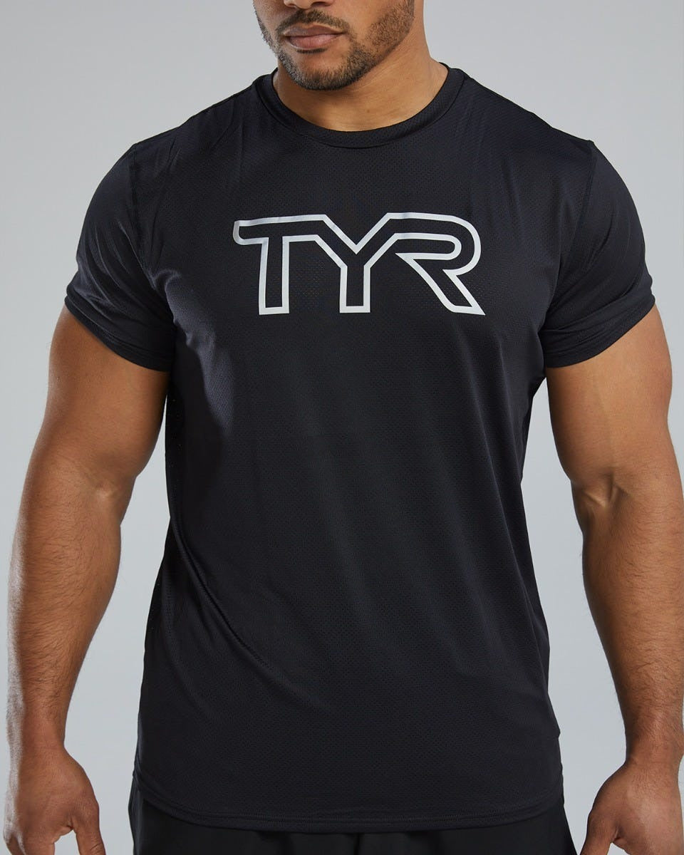AirtecTM Men's Big Logo Tee - Solid / Heather