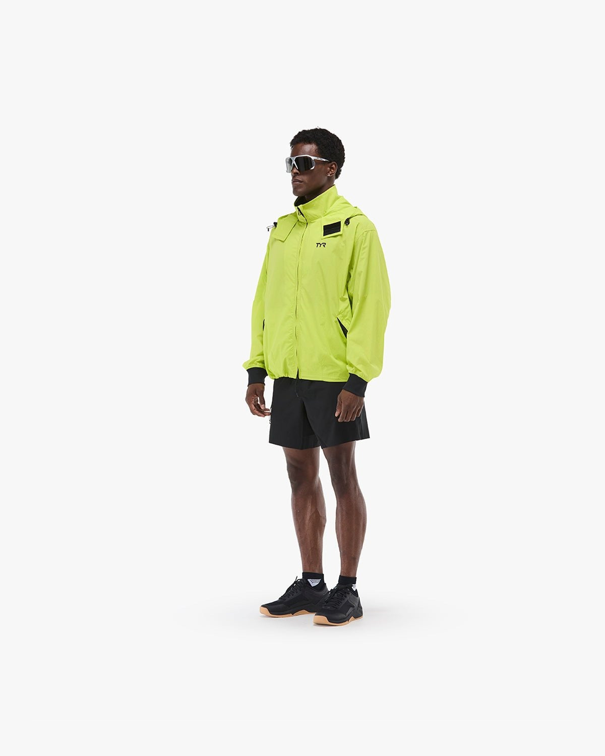 Men's Full Zip Windbreaker - Neon