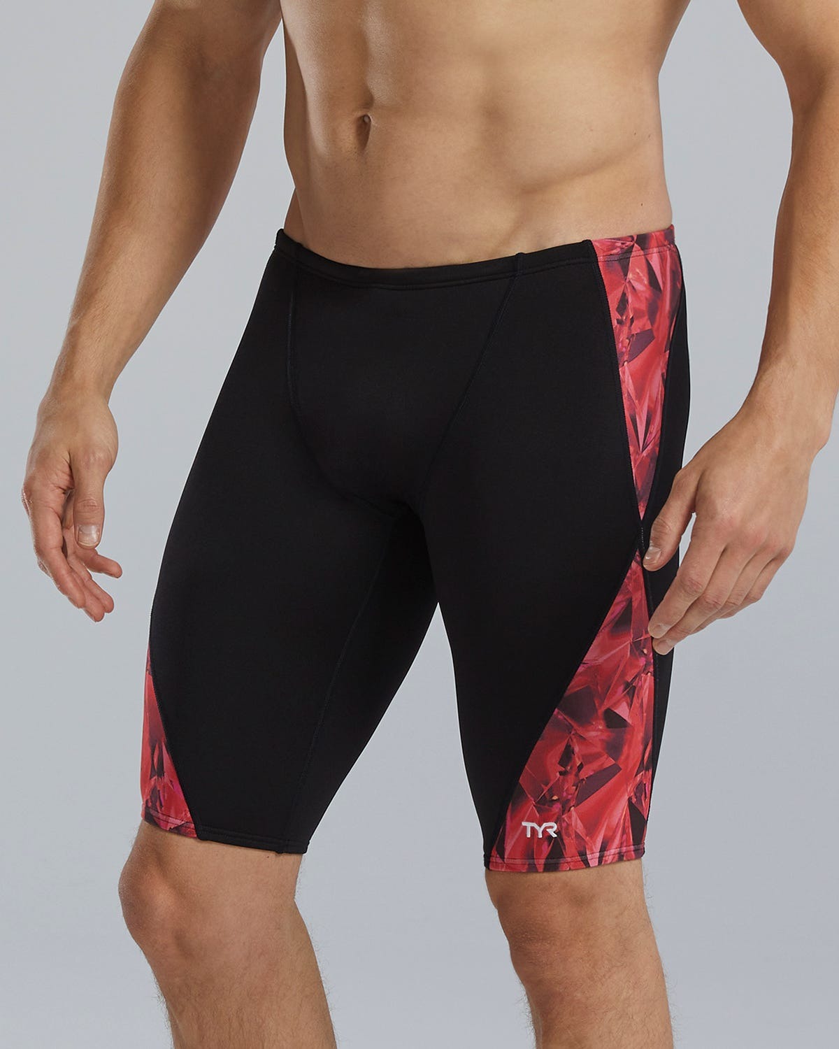 Durafast Elite® Men's Blade Splice Jammer Swimsuit - Crystalized