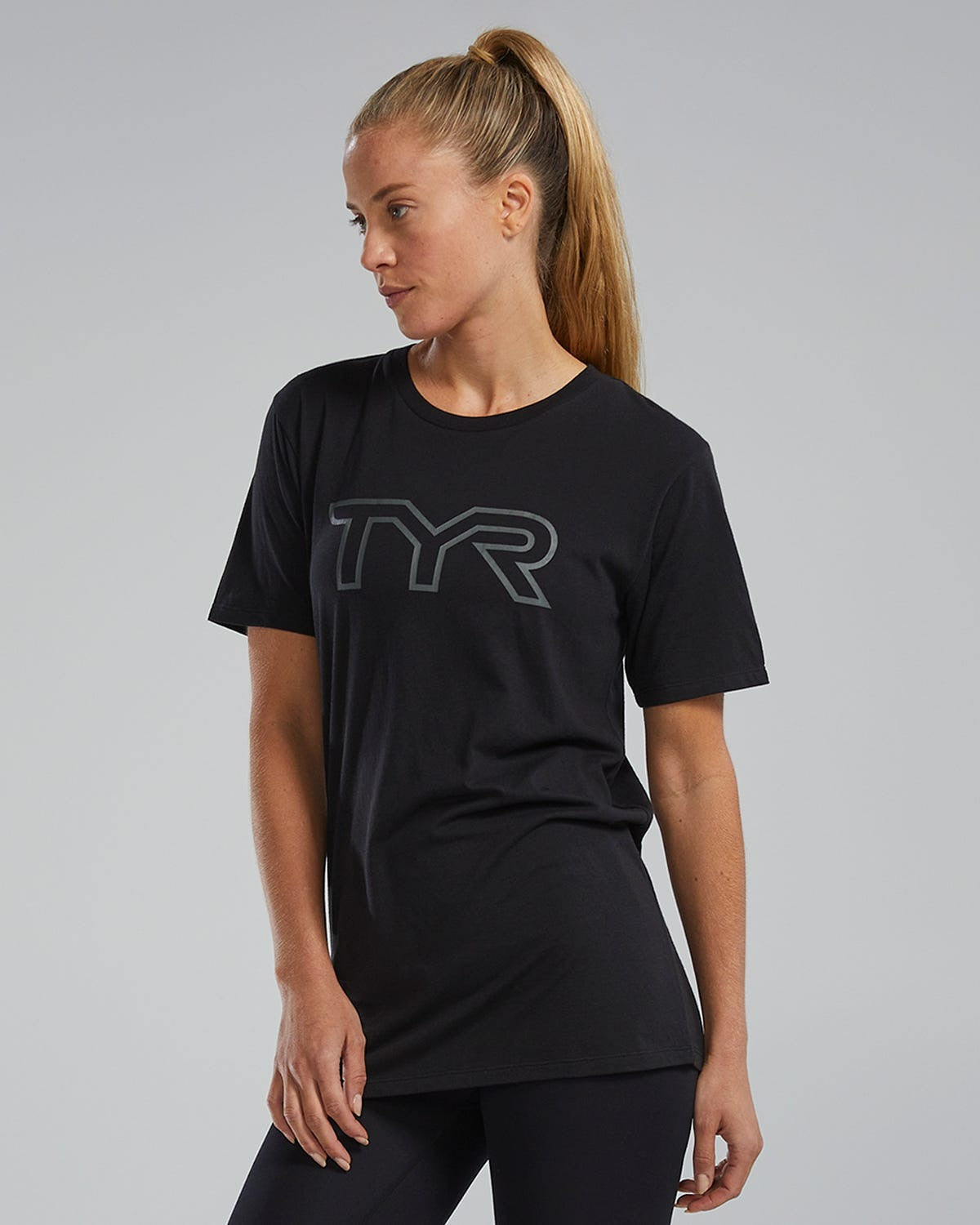 Unisex Ultrasoft Lightweight Tri Blend Tech Tee - Big Logo