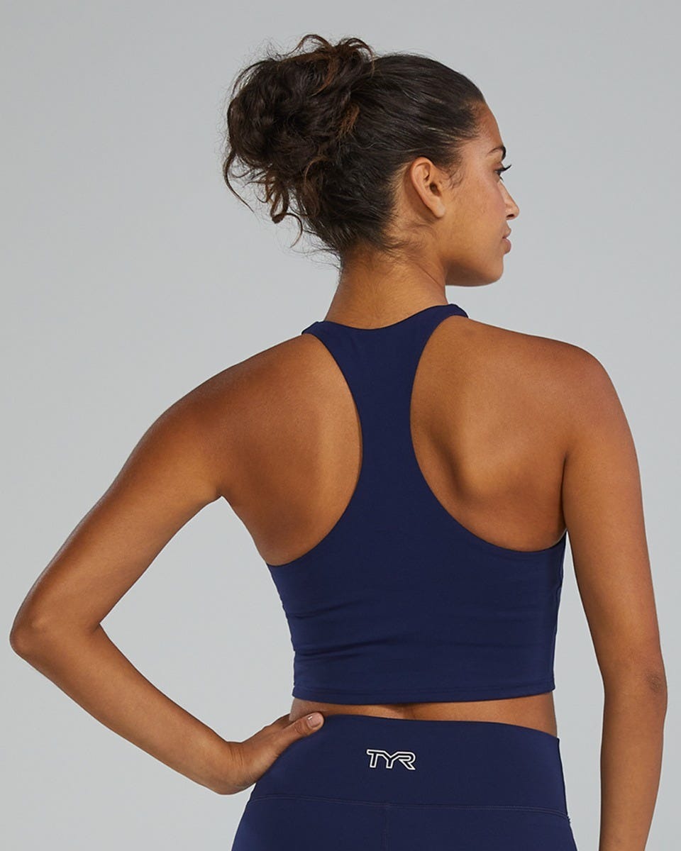 Joule EliteTM Cropped High Neck Sports Bra