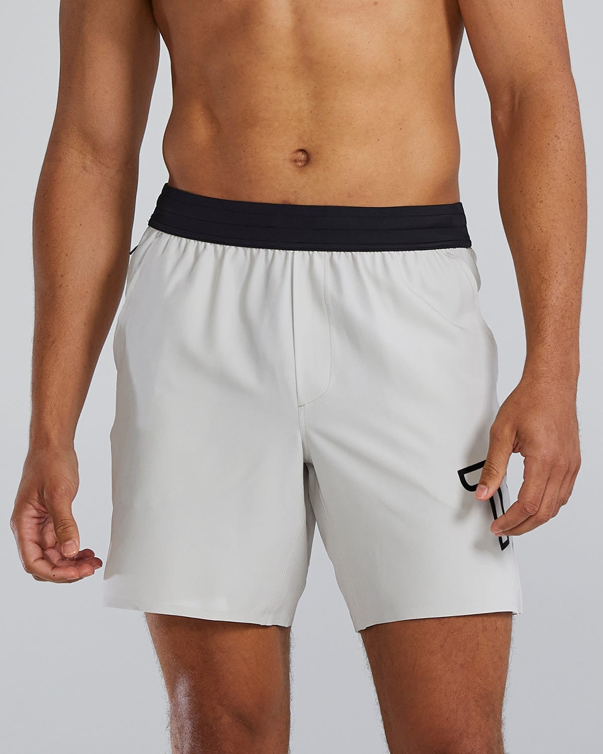 HydrosphereTM Men's Unlined 7" Unbroken Big Logo Shorts - Solid