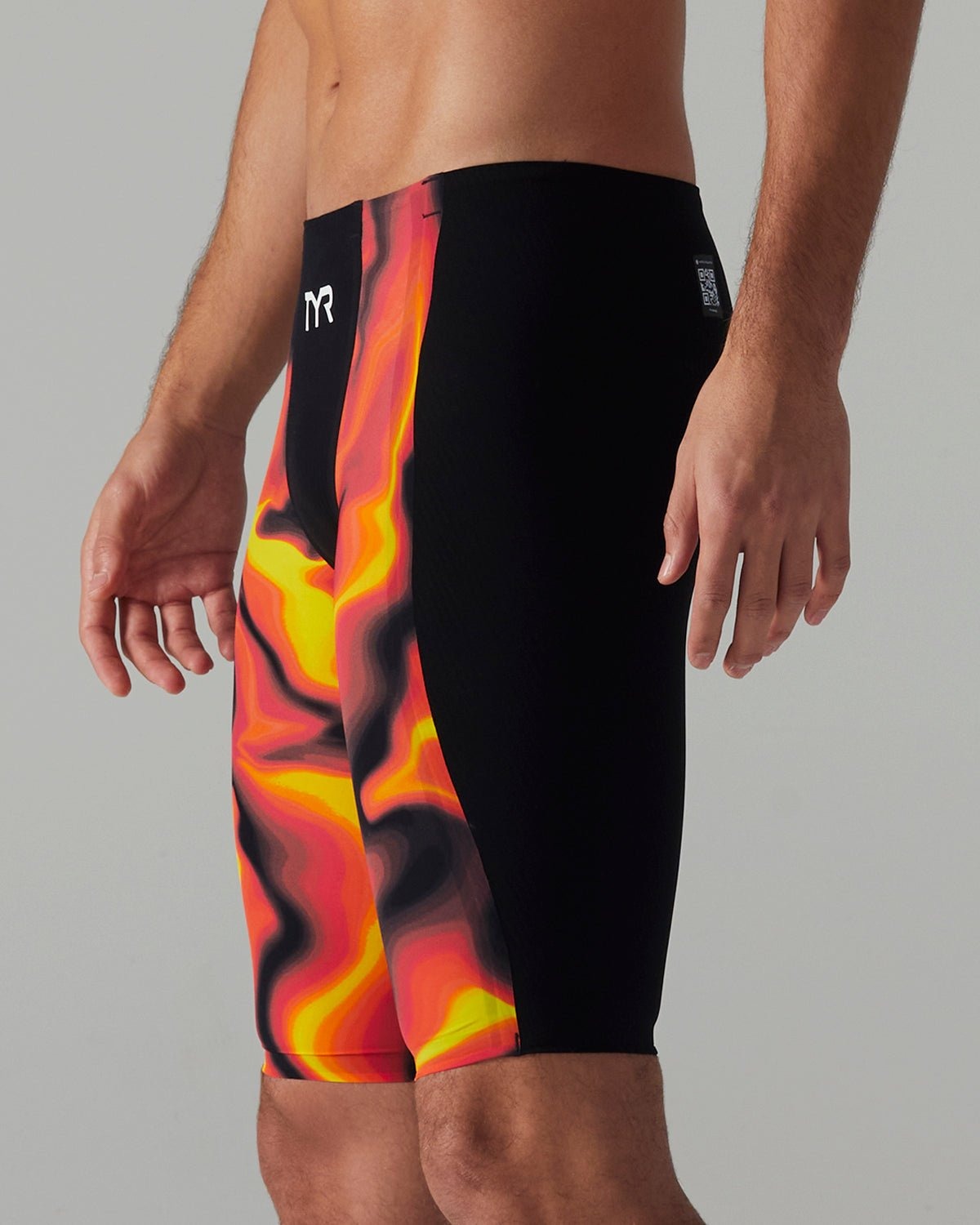 Men's Shockwave High Waist Jammer Tech Suit - Infrared