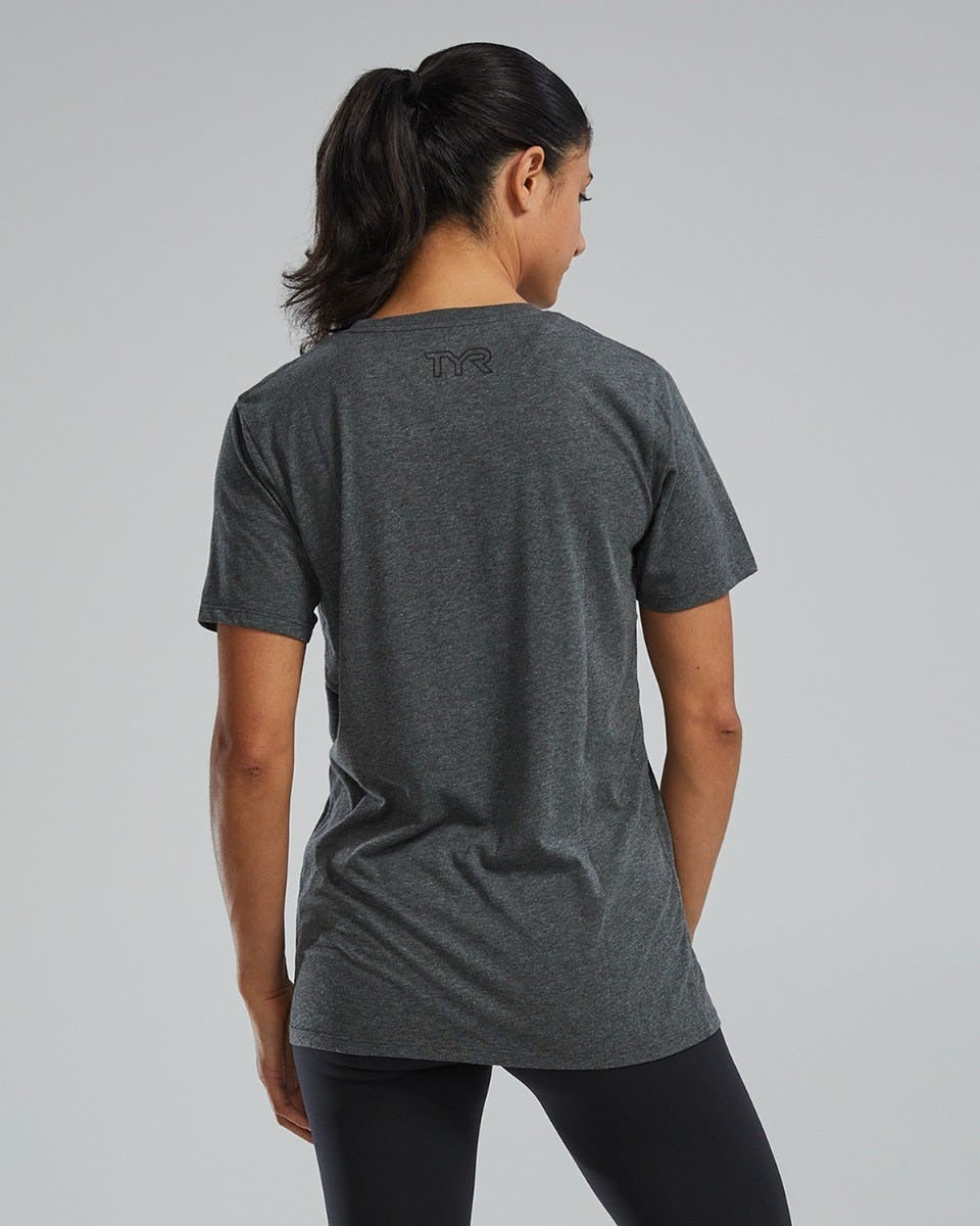 Unisex Ultrasoft Lightweight Tri Blend Tech Tee - Big Logo