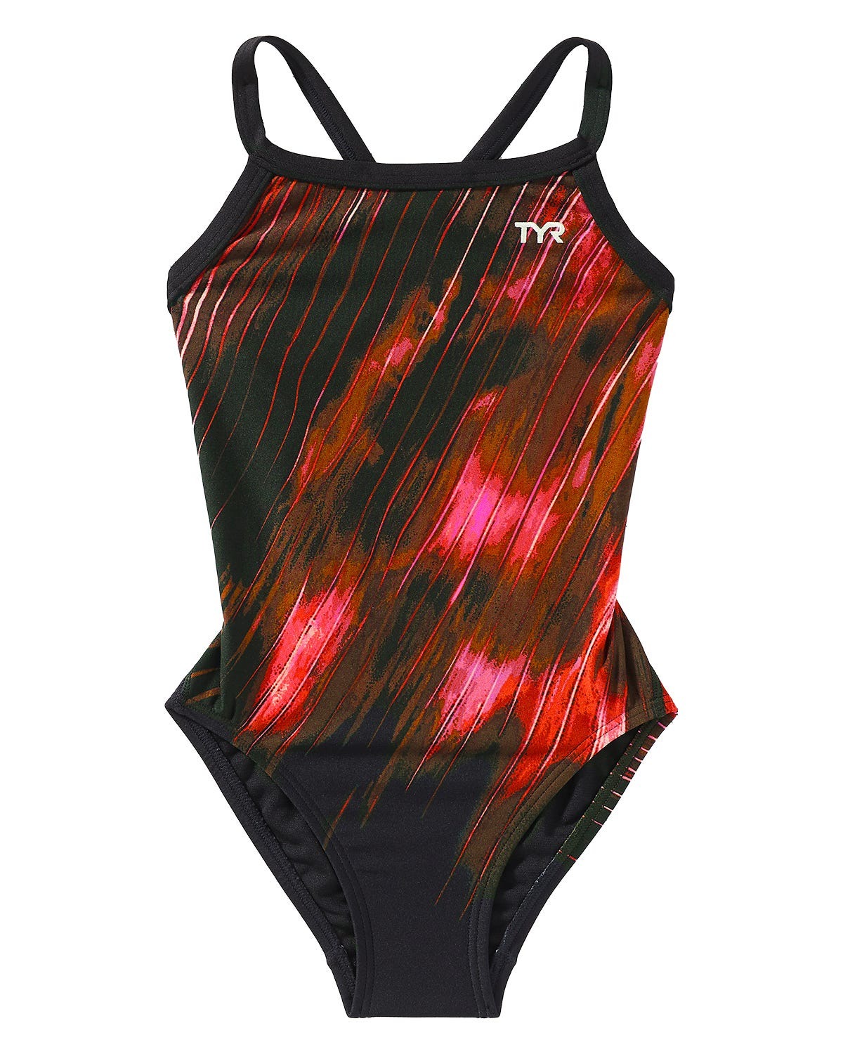 Durafast Elite® Girl's Diamondfit Swimsuit - Cycloid