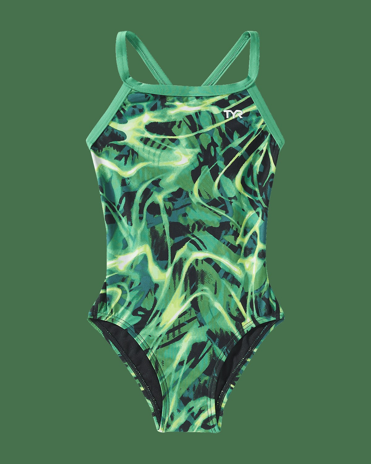Durafast Lite® Girl's Diamondfit Swimsuit - Electro