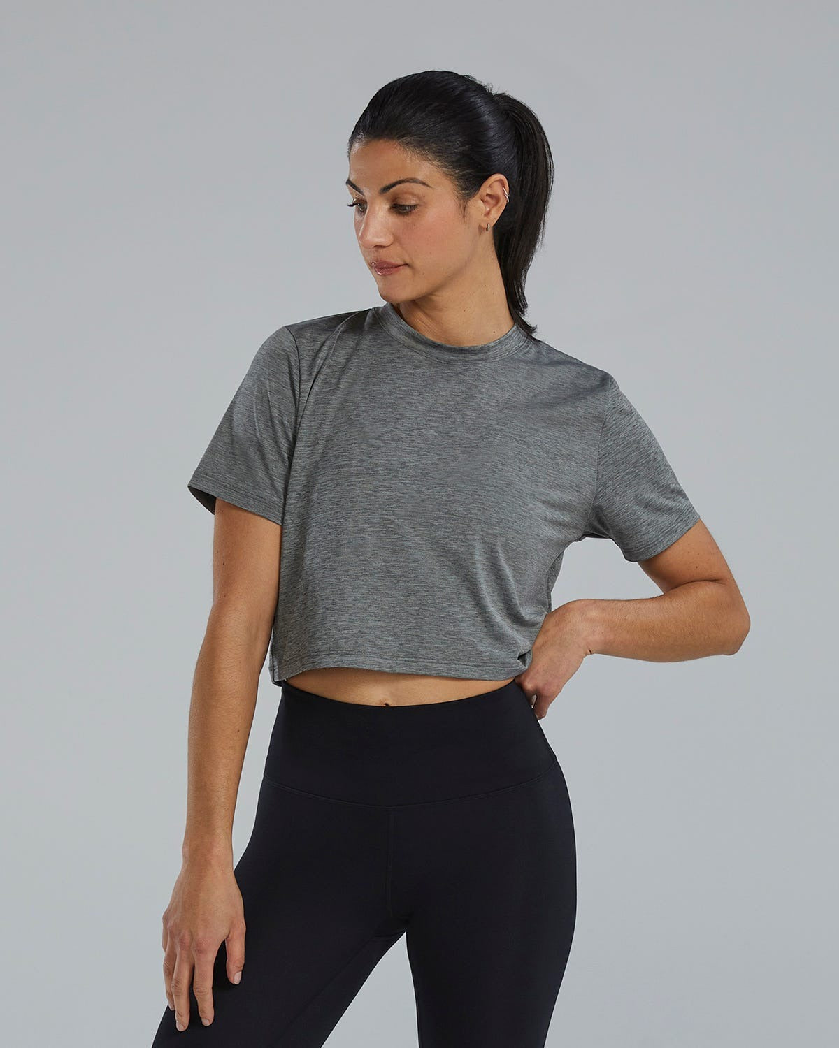 ClimaDryTM Women's Cropped Tech Tee