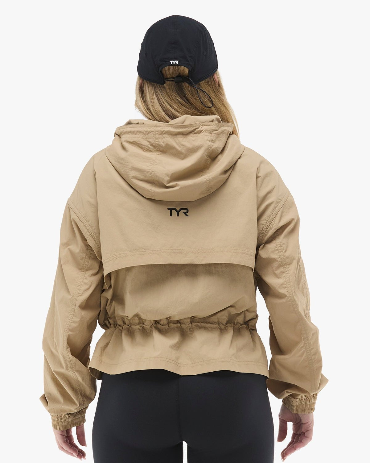 Women's Full Zip Windbreaker - Black