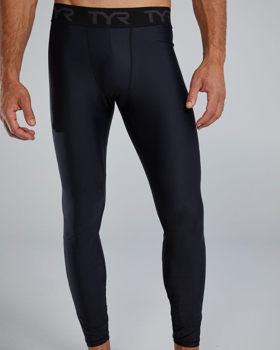 Men's Full Length Compression Leggings - Solid