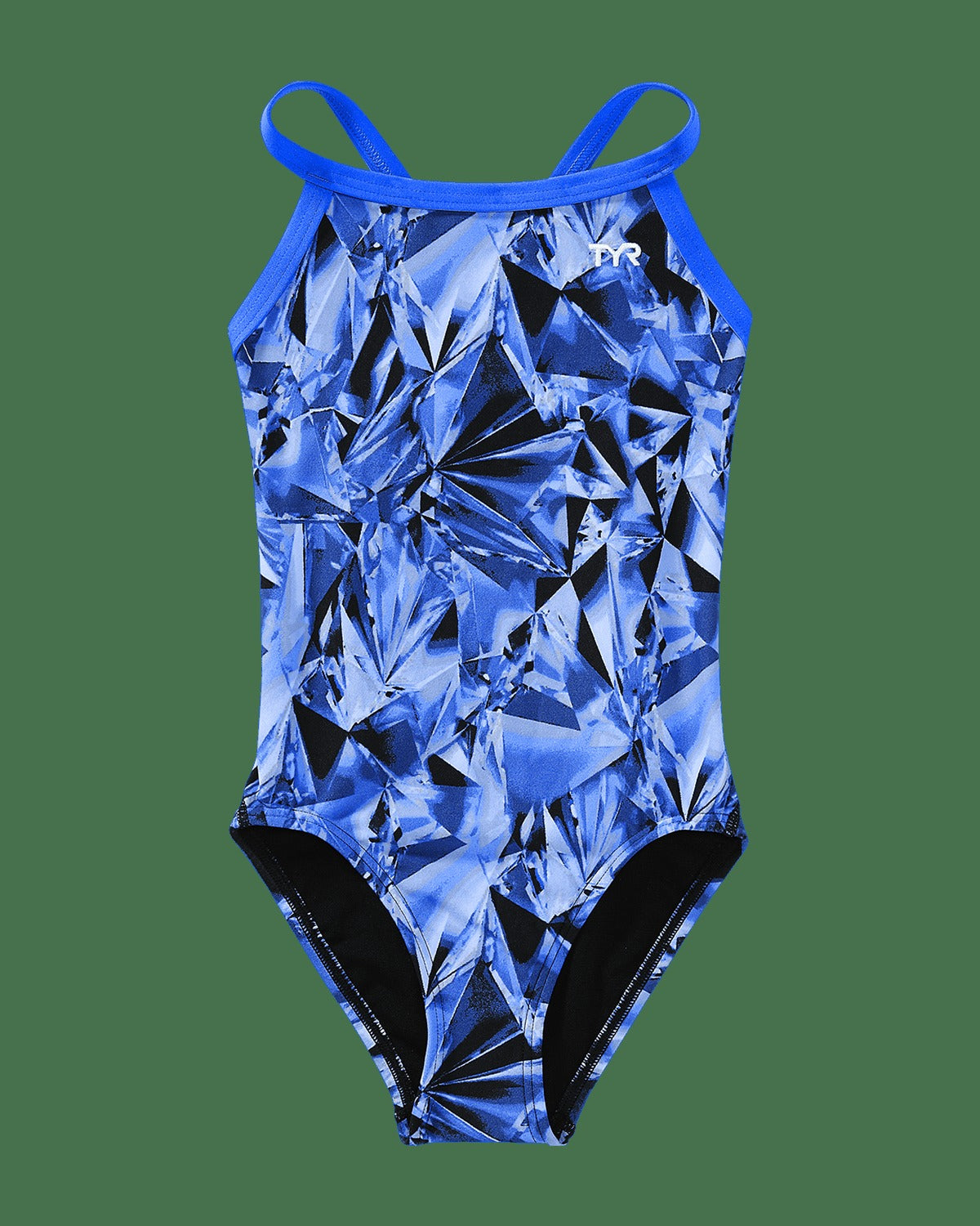 Durafast Elite® Girl's Diamondfit Swimsuit - Crystalized